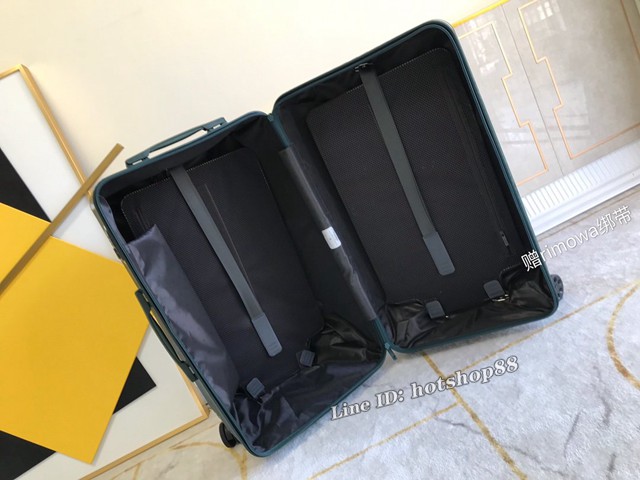 RIMOWA行李箱方胖子四輪拉杆箱 全新色彩系列 型號90043 日默瓦PC拉鏈箱 gdx1205